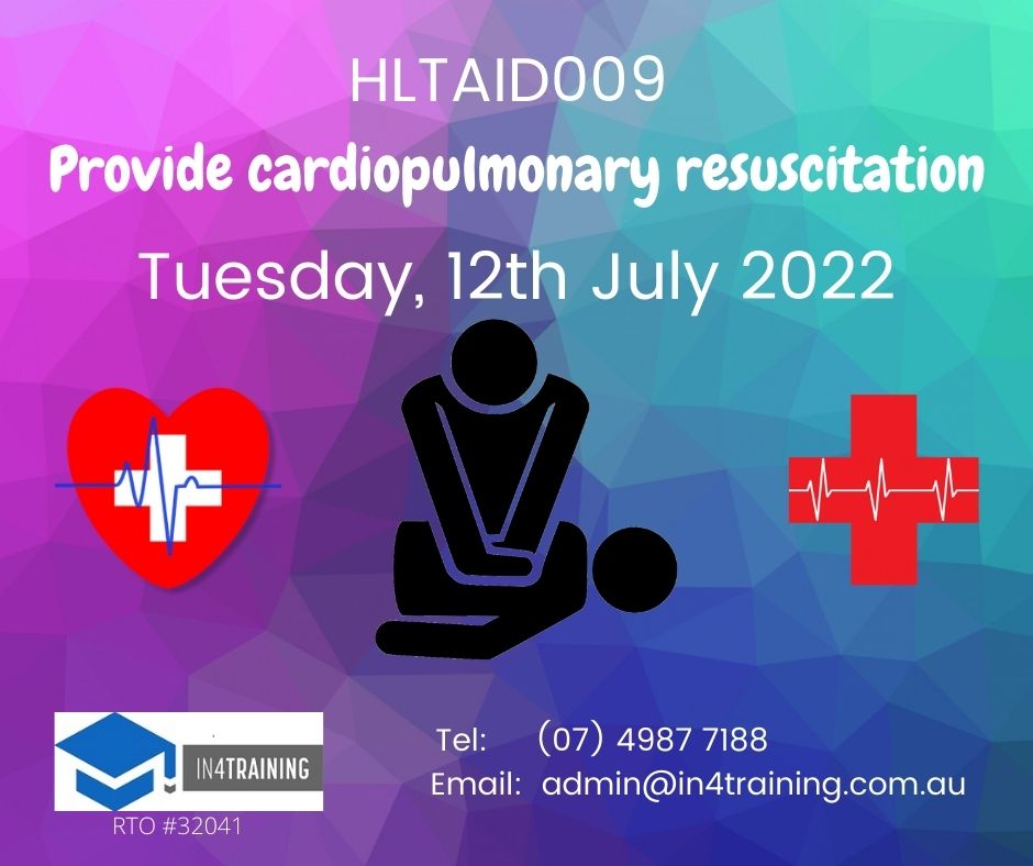 12072022- HLTAID009 – Provide cardiopulmonary resuscitation